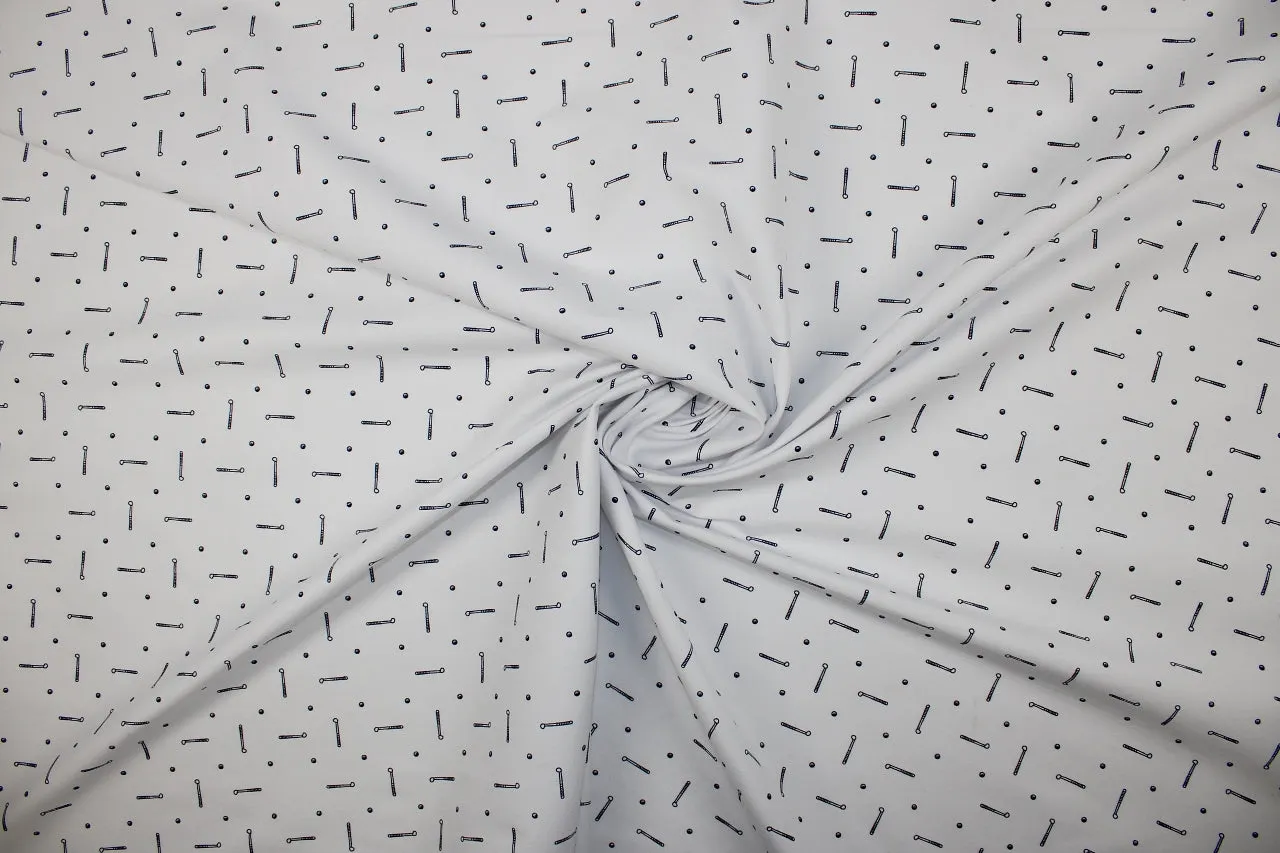 Avenue M0ntaigne "Putt Putt" Stretch Bottom Weight - Black on White