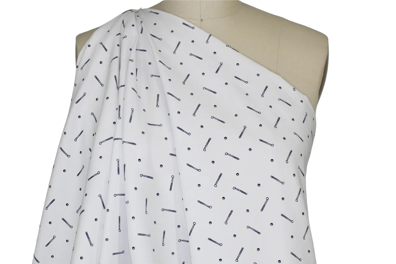 Avenue M0ntaigne "Putt Putt" Stretch Bottom Weight - Black on White