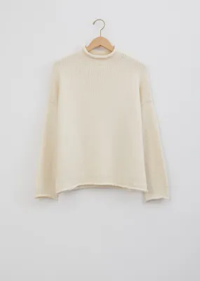 Bateau Rollneck — Raw White