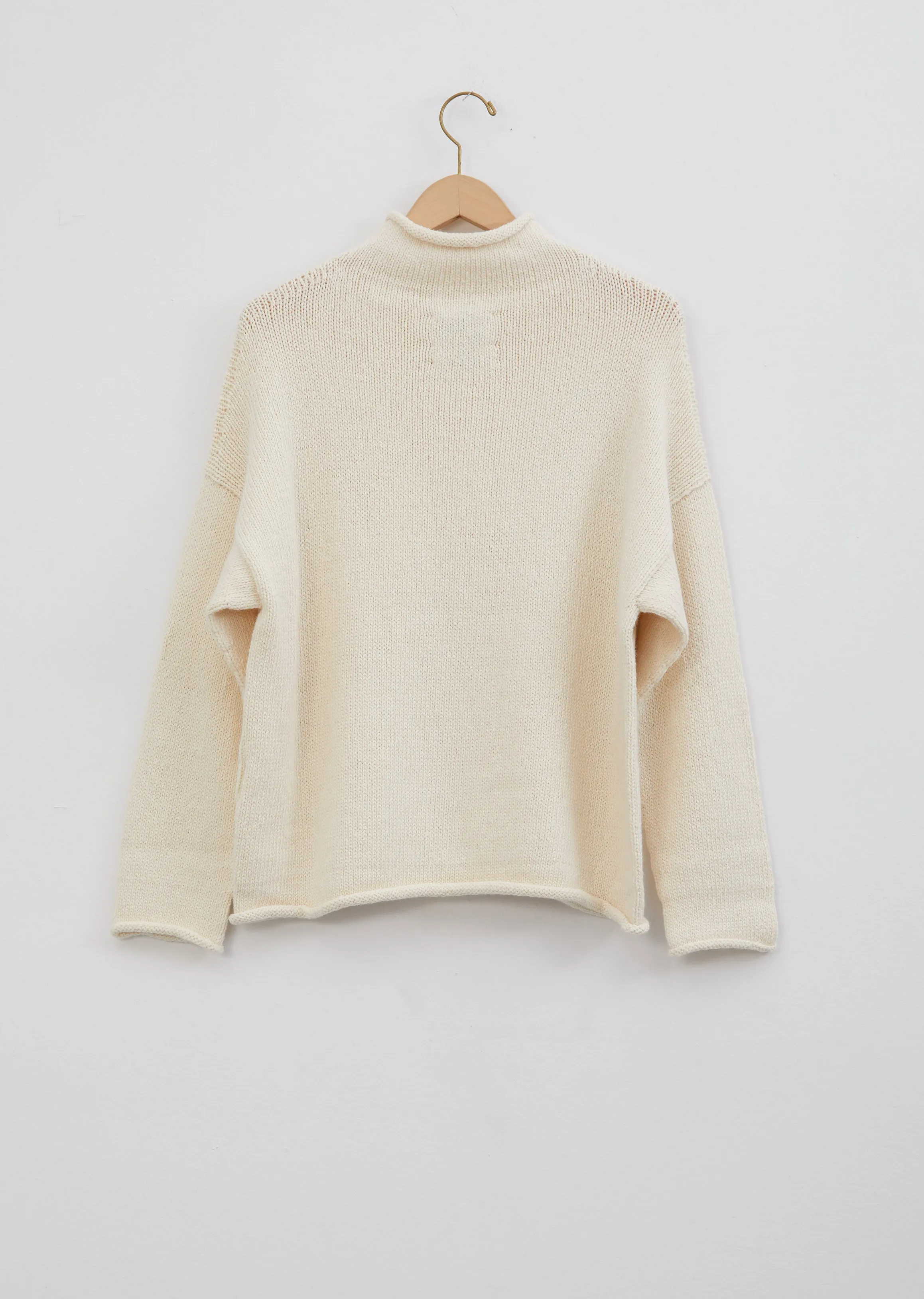 Bateau Rollneck — Raw White