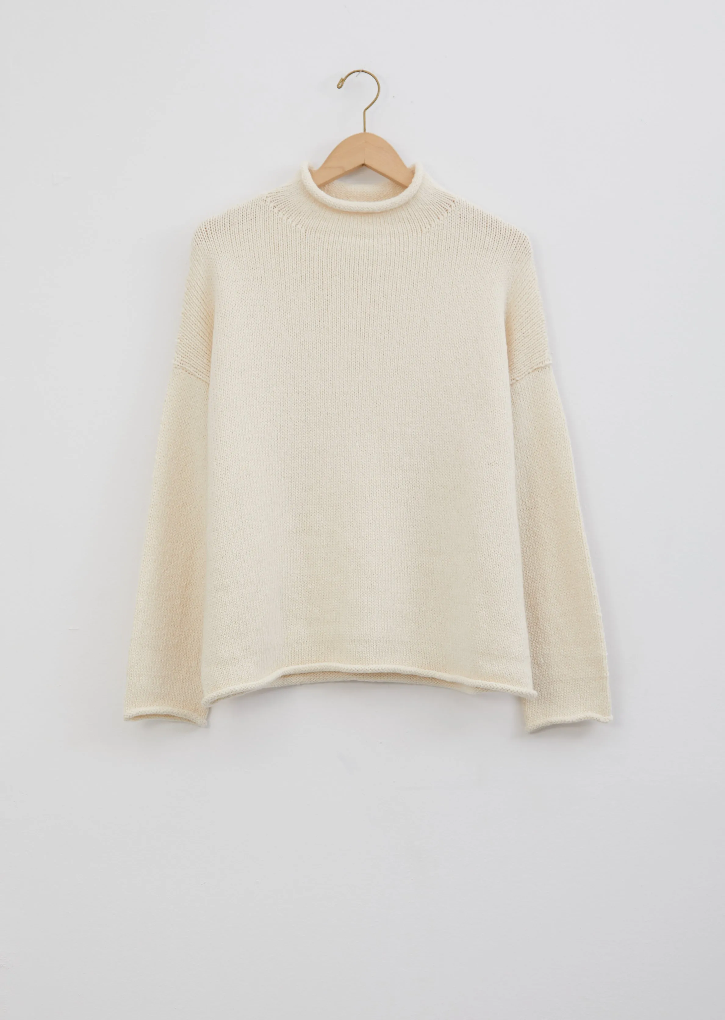 Bateau Rollneck — Raw White