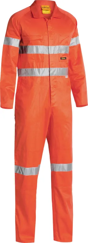 BC6718TW Bisley Hi Vis Lightweight Overalls 3M Reflective Tape - Long