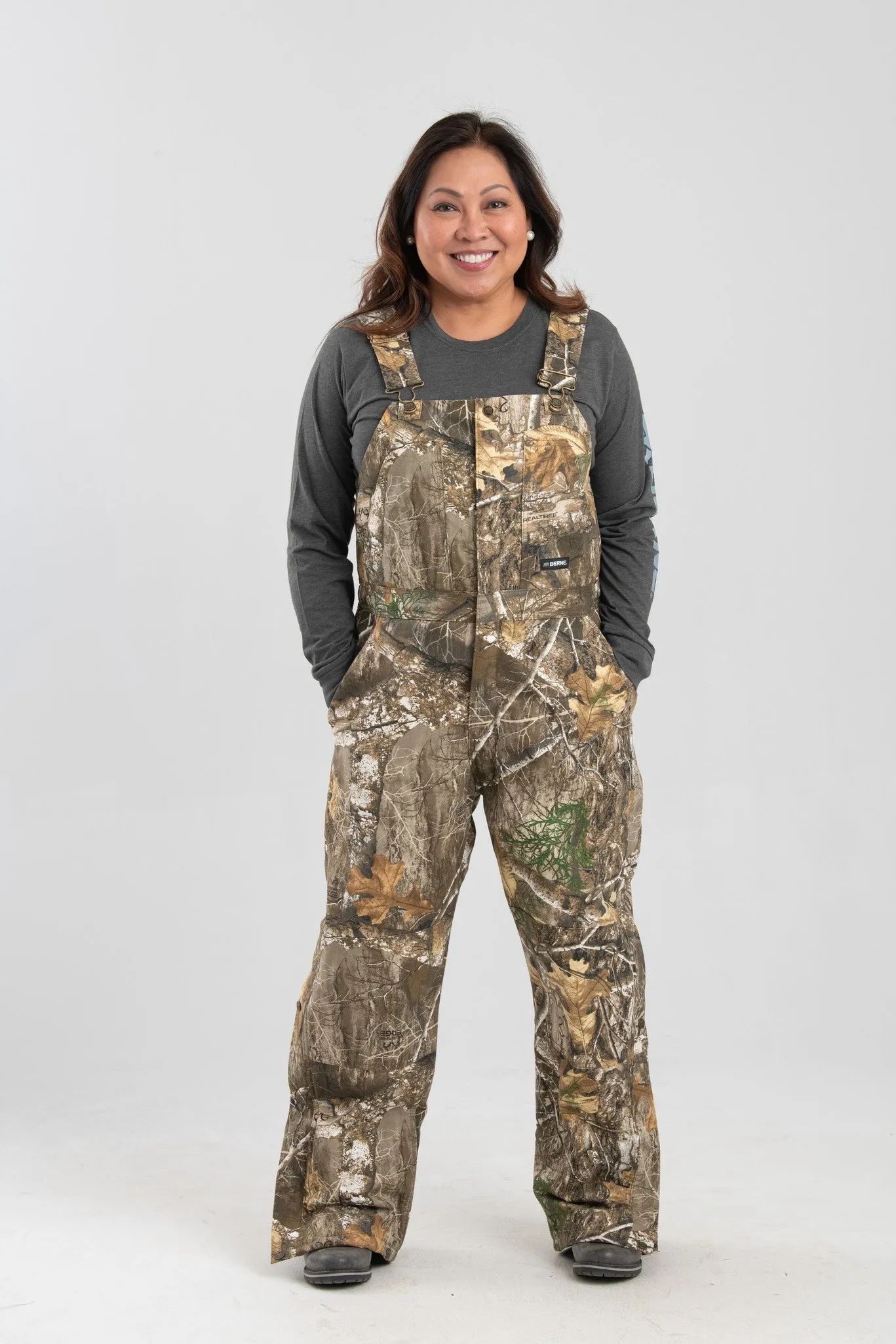 Berne Women's Softstone Duck Insulated Bib Overall