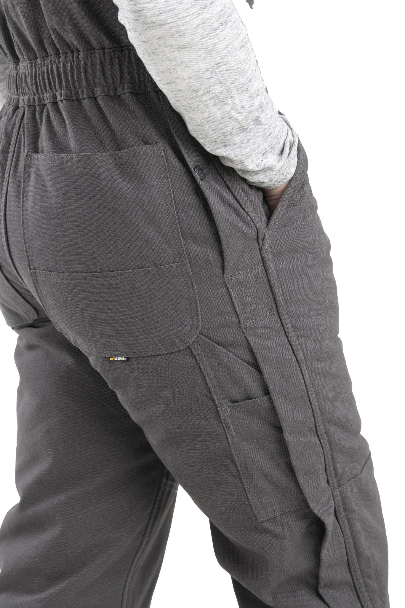 Berne Women's Softstone Duck Insulated Bib Overall