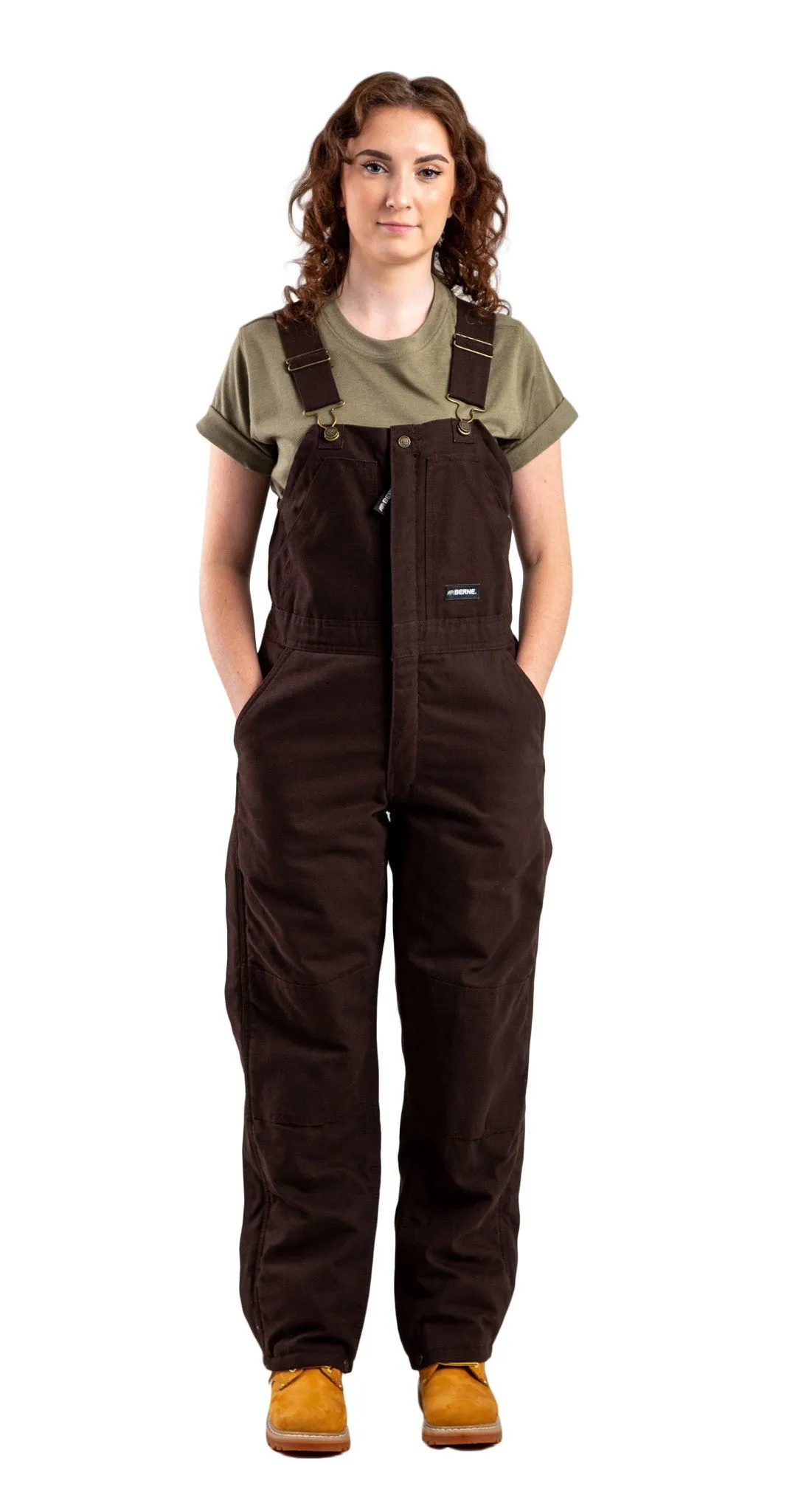Berne Women's Softstone Duck Insulated Bib Overall