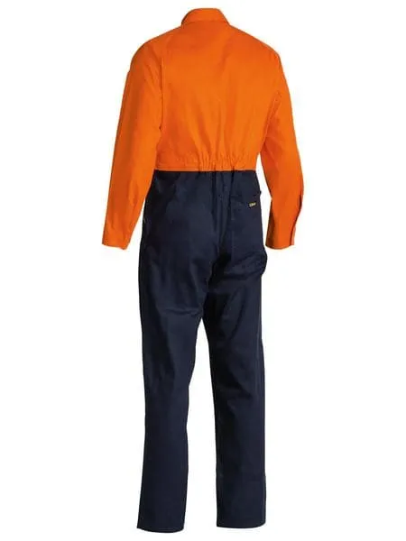 Bisley 2 Tone Hi Vis Coveralls Regular Weight (BC6357)