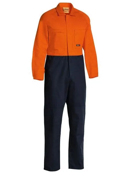 Bisley 2 Tone Hi Vis Coveralls Regular Weight (BC6357)