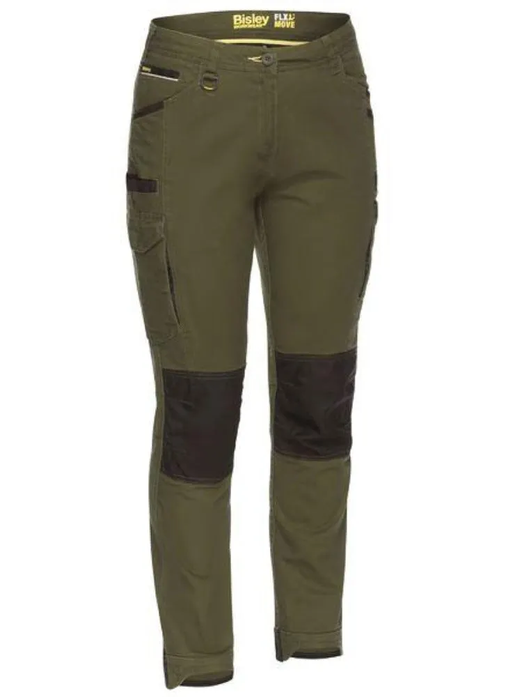 BPL6044 - Bisley - Women's Flx & Move™ Mid Rise Cargo Pants - Clearance Colours