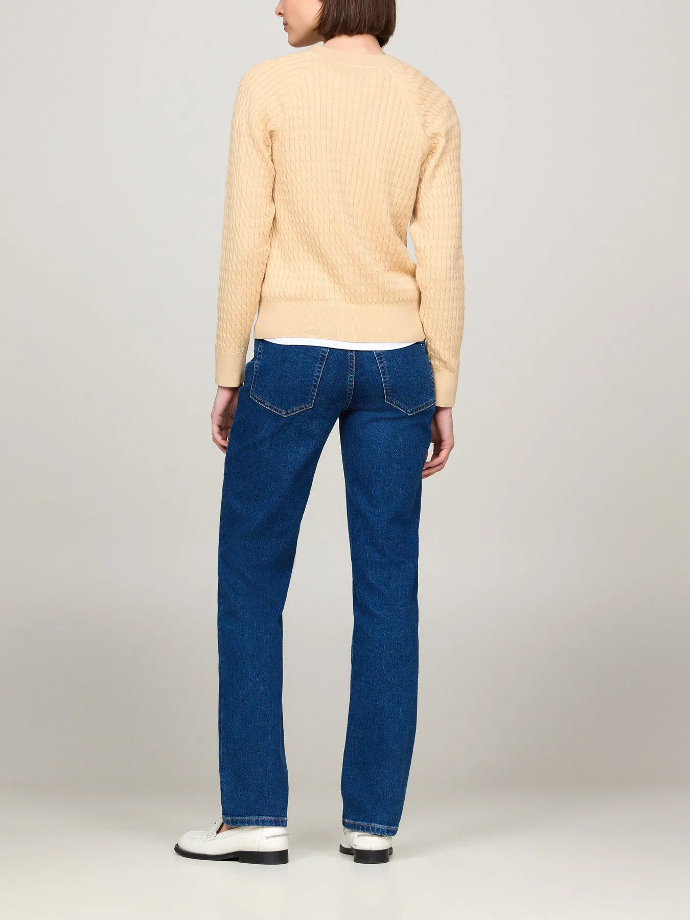 Cable Knit Raglan Sleeve Jumper