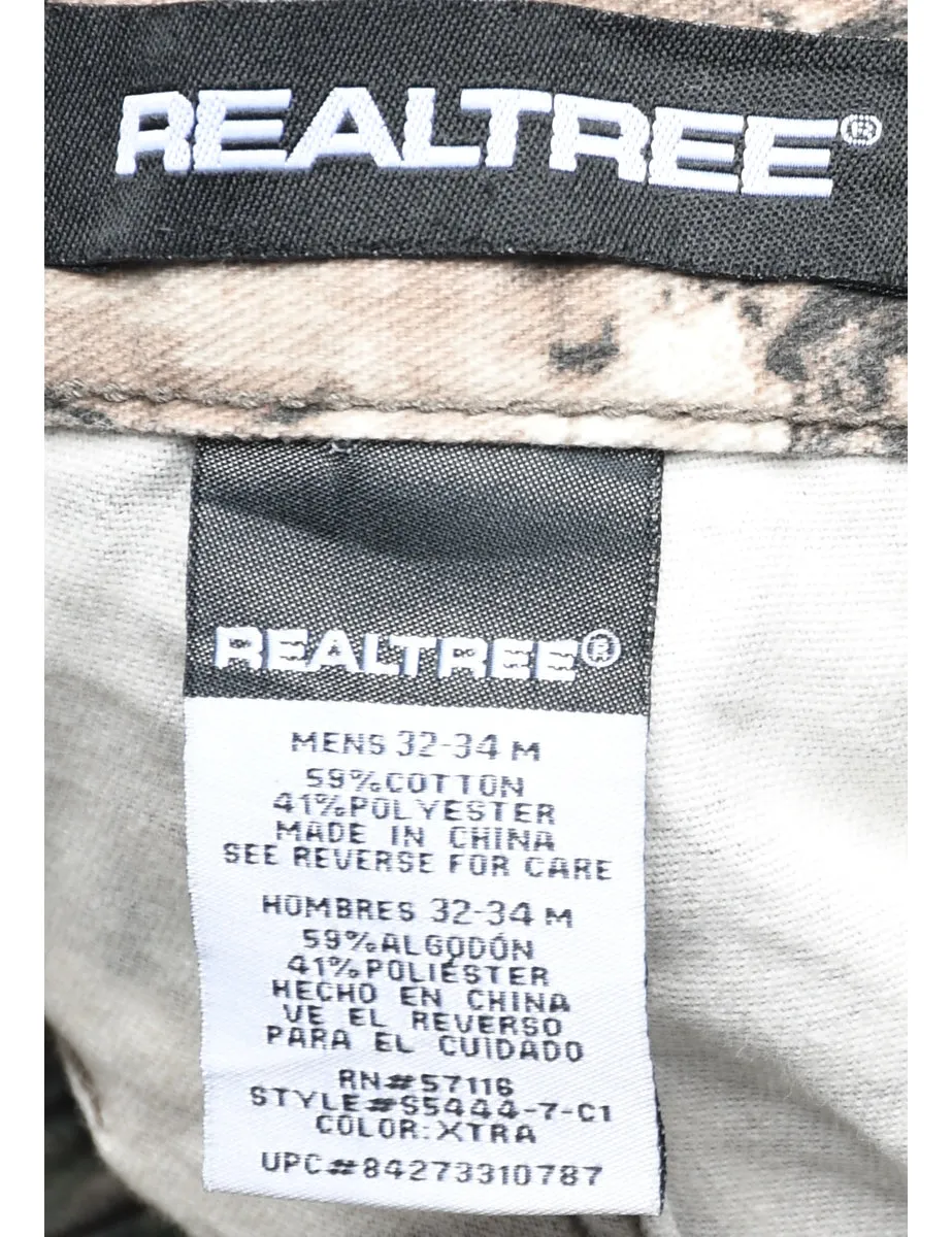 Camouflage Print Cargo Trousers - W32 L34