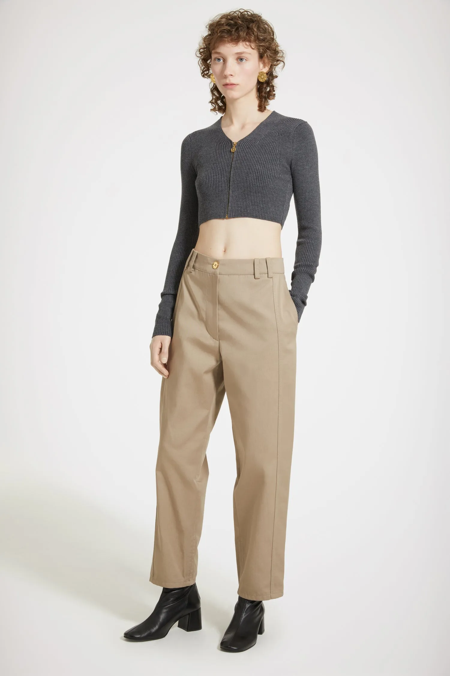 Cargo trousers in organic cotton