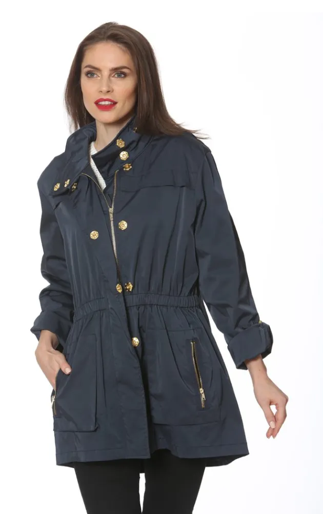 Ciao Milano Water Resistant Tess Jacket - Navy