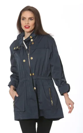 Ciao Milano Water Resistant Tess Jacket - Navy