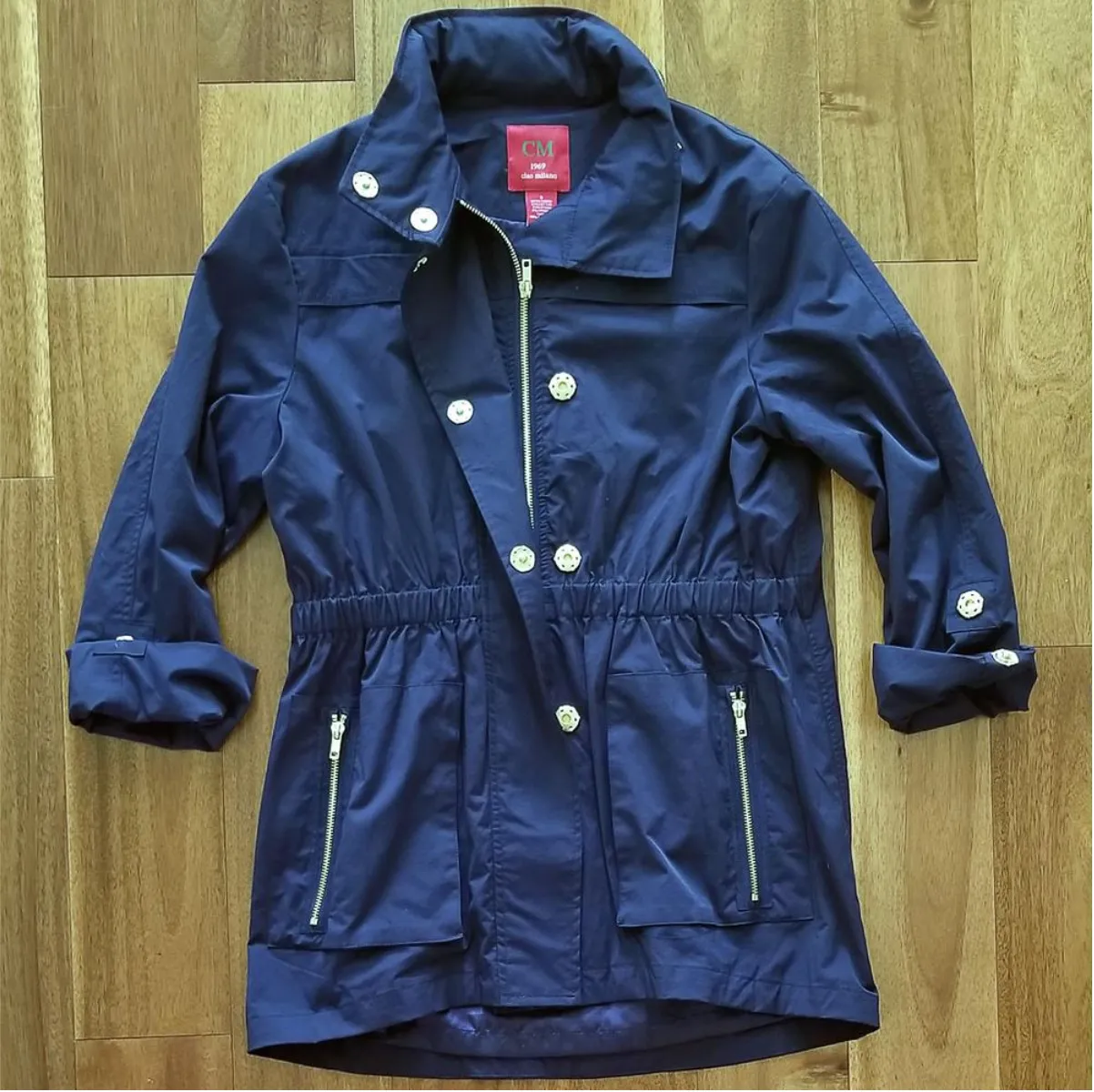 Ciao Milano Water Resistant Tess Jacket - Navy