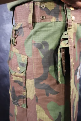 Classic KiltedBros Kilt in Forest Camo