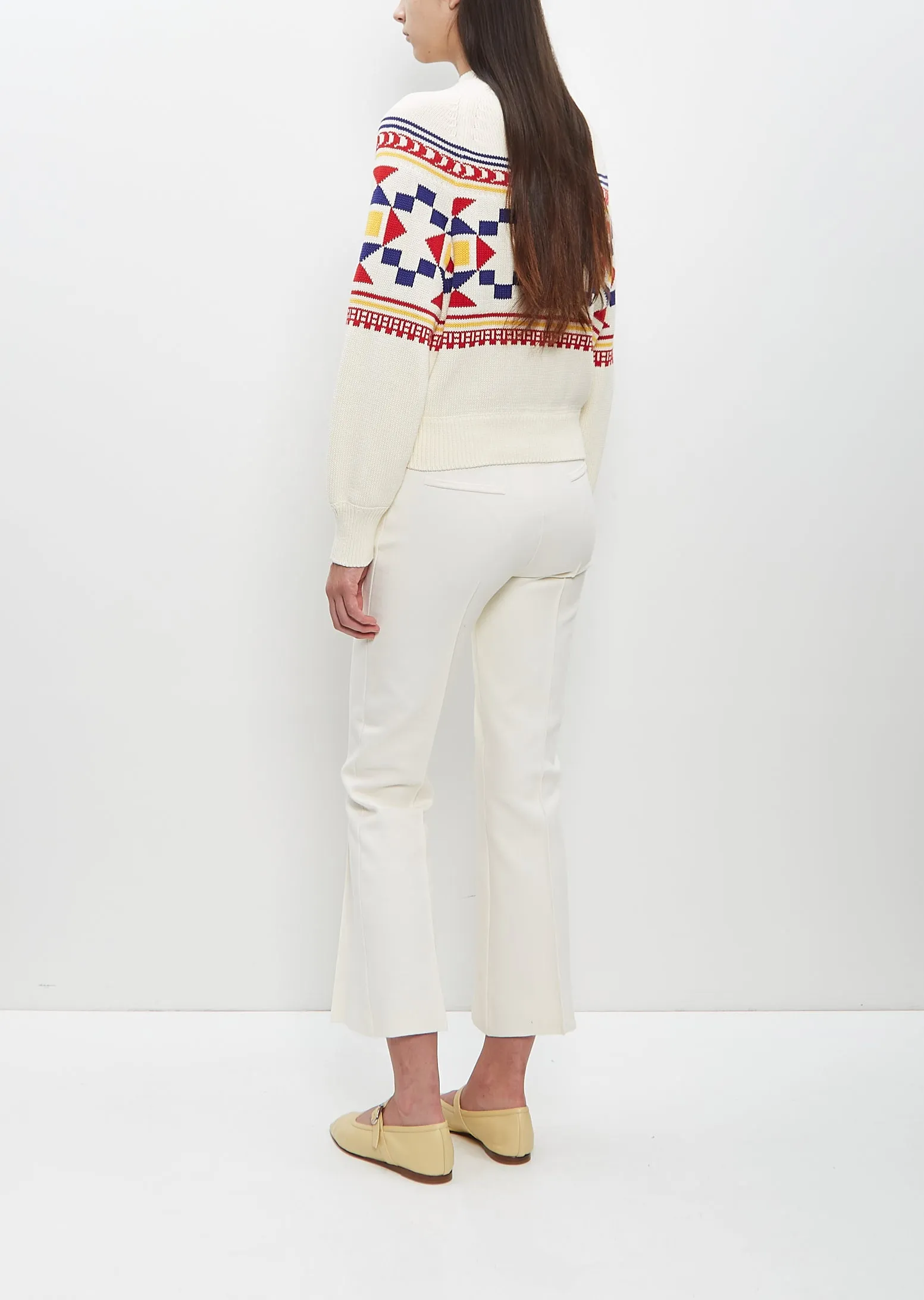Cotton Lara Fairisle Crewneck