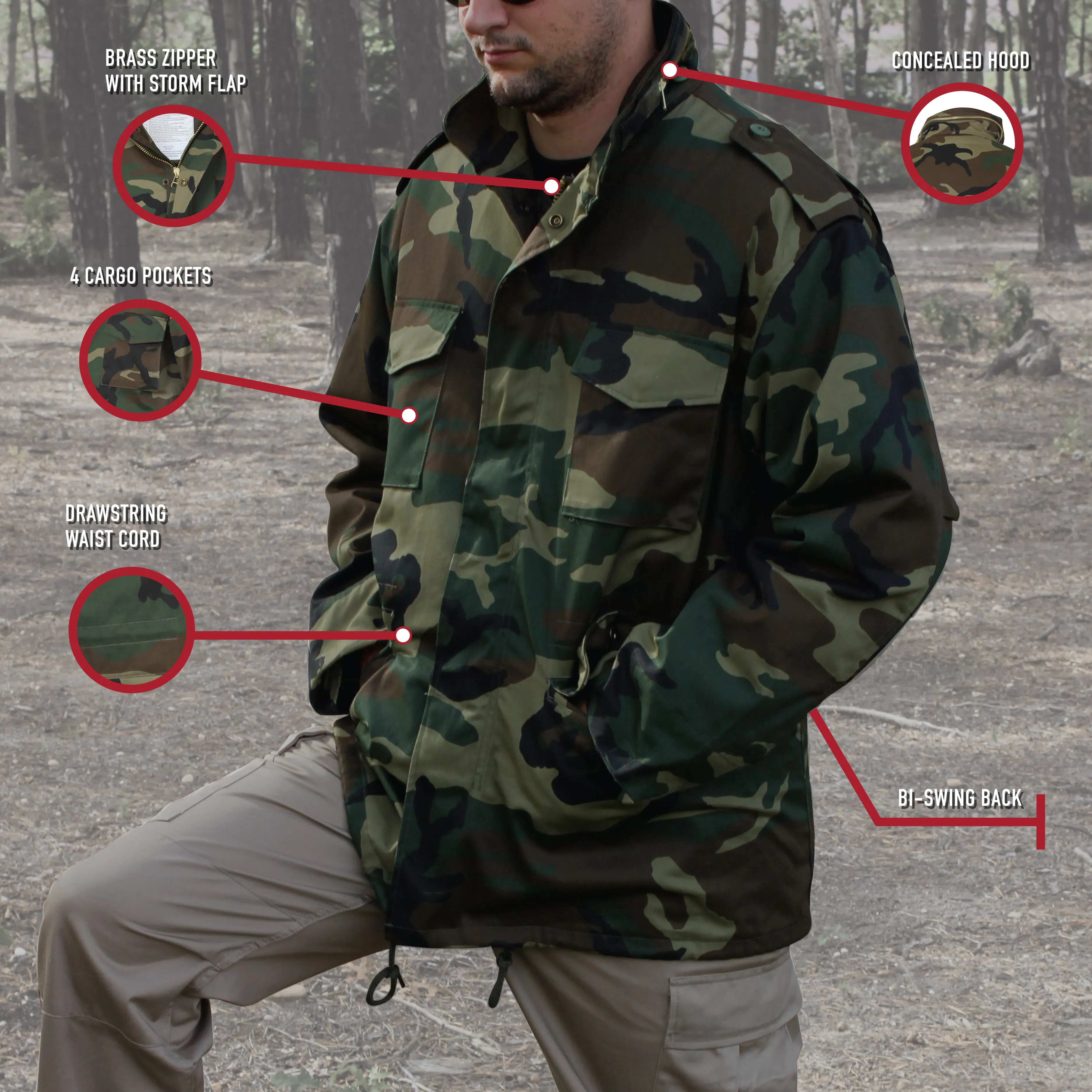 Digital Camo M-65 Field Jackets