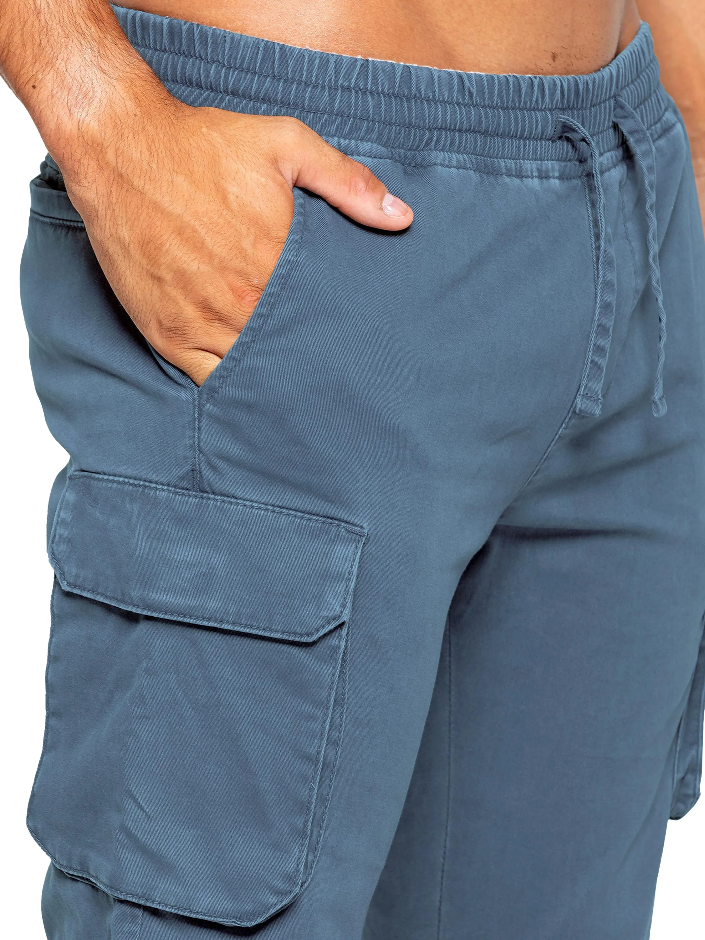 Enzo | Mens Cargo Trousers