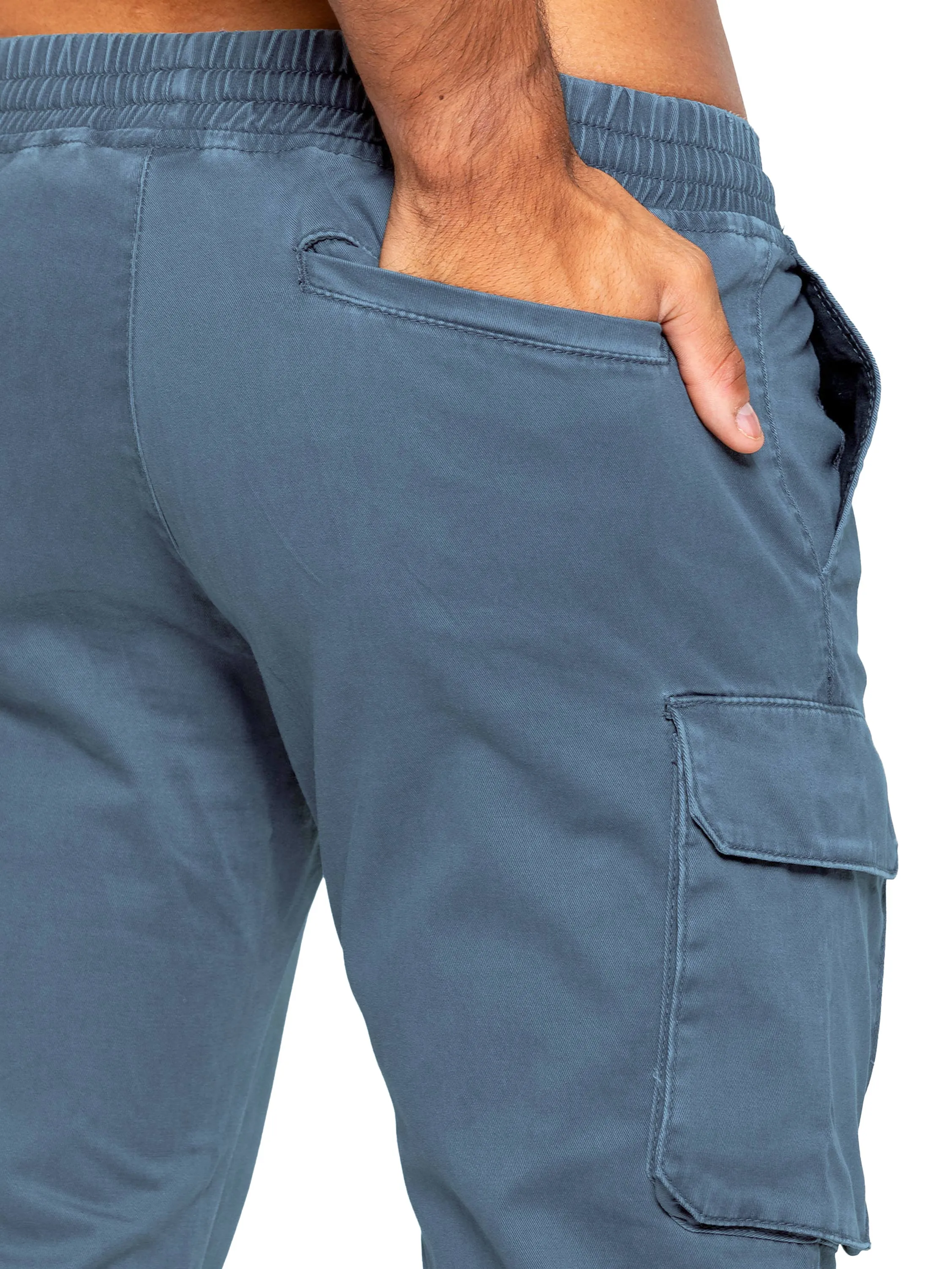 Enzo | Mens Cargo Trousers