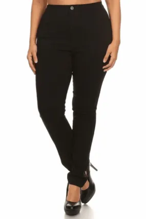 GP2101 PLUS high waist stretch skinny jeans