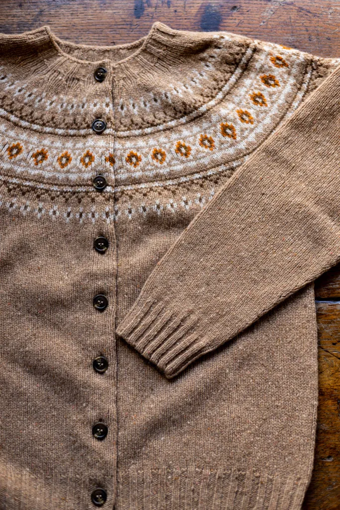 Harley of Scotland ~ Glenugie Nep Fairisle Cardi