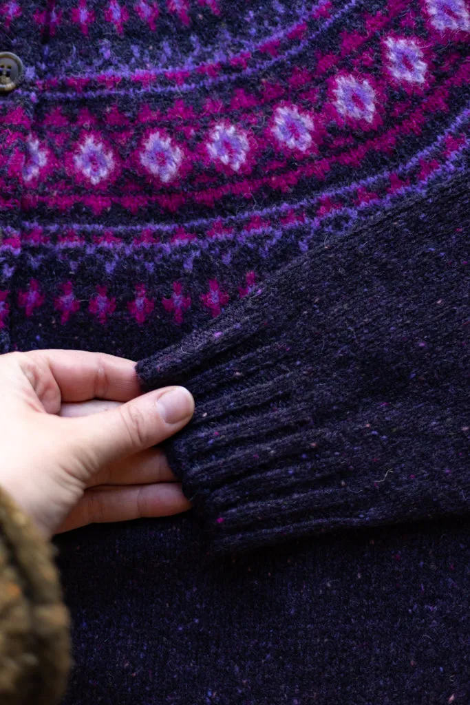 Harley of Scotland ~ Glenugie Nep Fairisle Cardi
