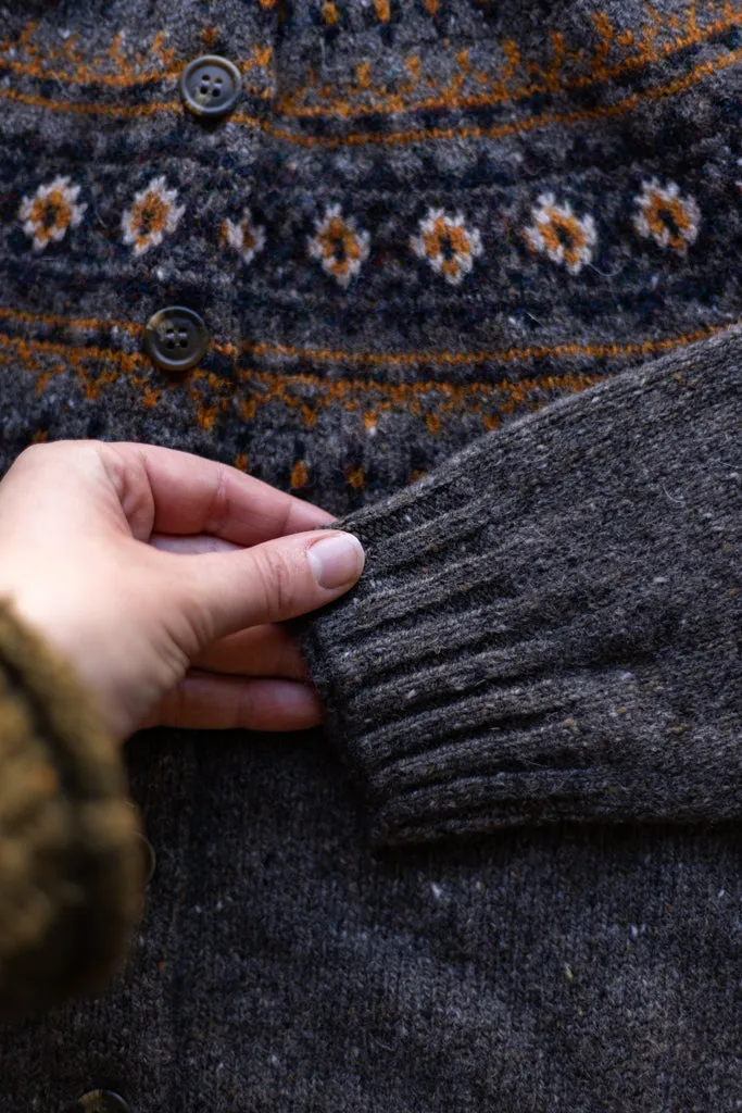 Harley of Scotland ~ Glenugie Nep Fairisle Cardi