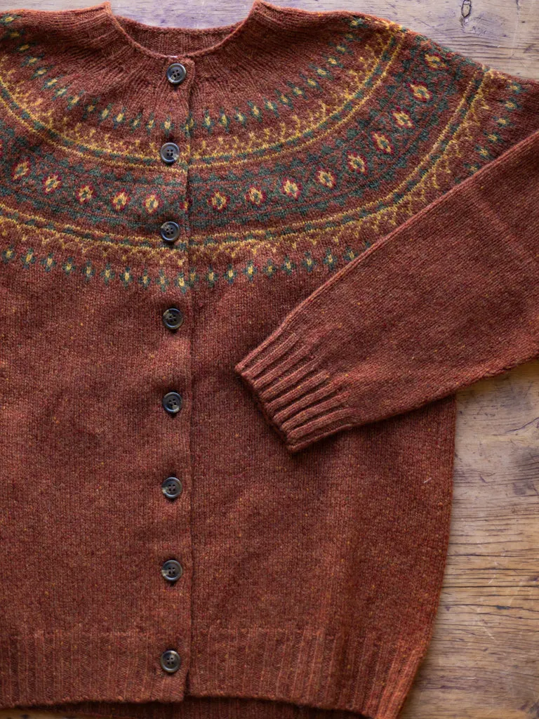 Harley of Scotland ~ Glenugie Nep Fairisle Cardi