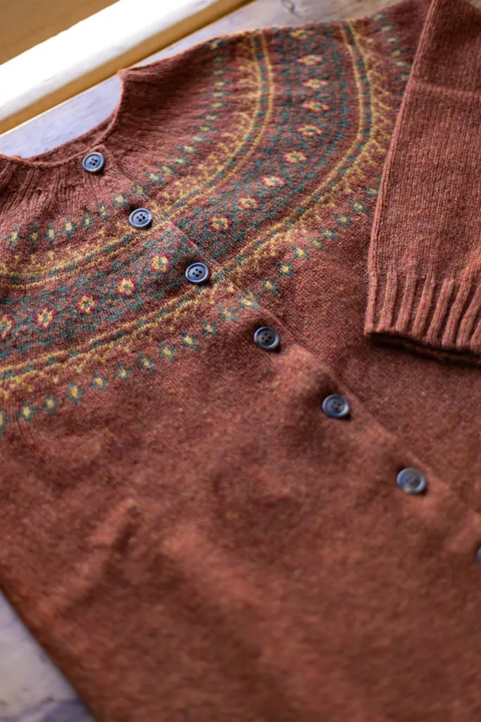 Harley of Scotland ~ Glenugie Nep Fairisle Cardi