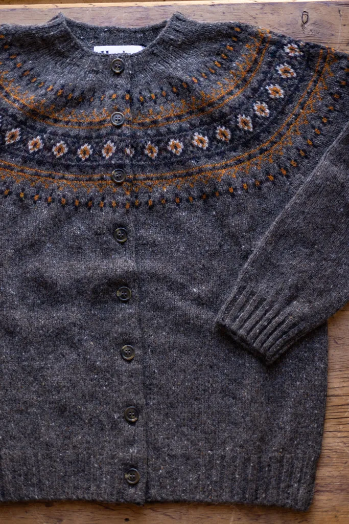 Harley of Scotland ~ Glenugie Nep Fairisle Cardi
