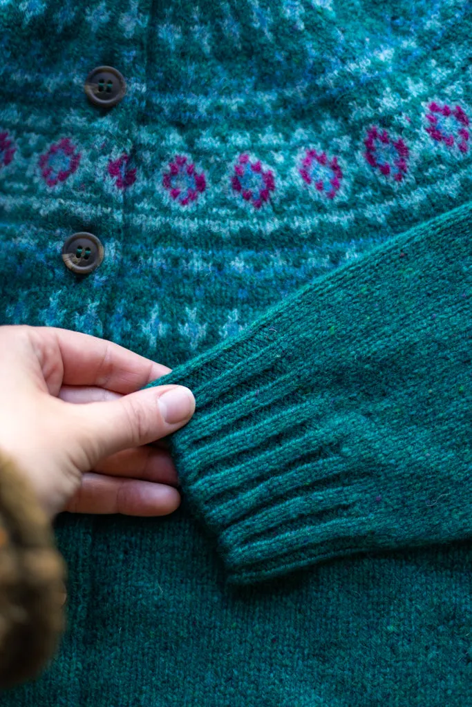 Harley of Scotland ~ Glenugie Nep Fairisle Cardi