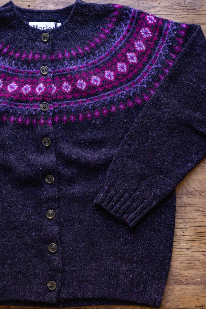 Harley of Scotland ~ Glenugie Nep Fairisle Cardi