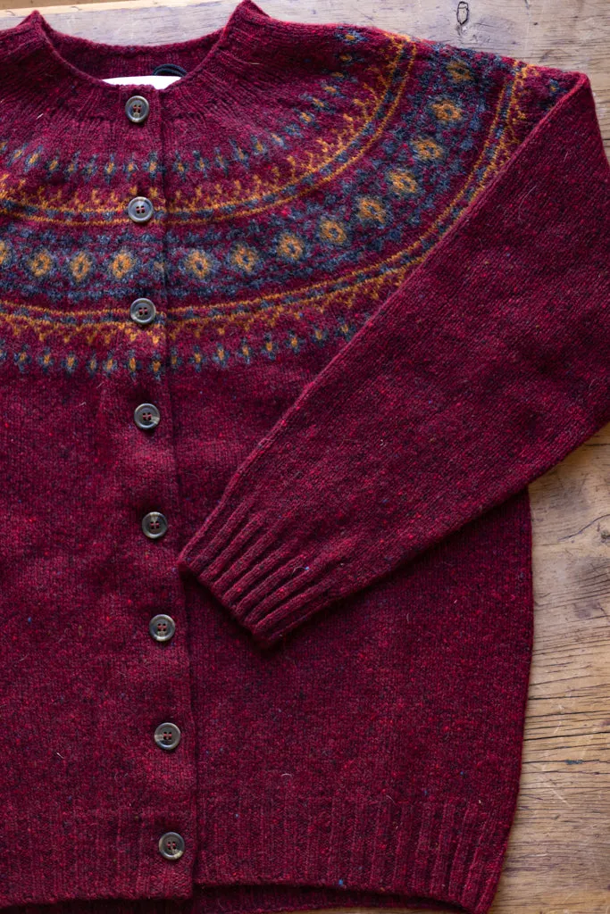 Harley of Scotland ~ Glenugie Nep Fairisle Cardi