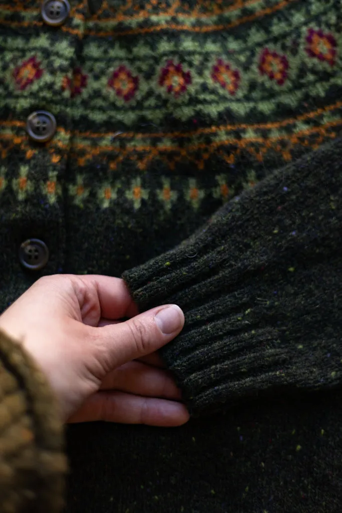 Harley of Scotland ~ Glenugie Nep Fairisle Cardi