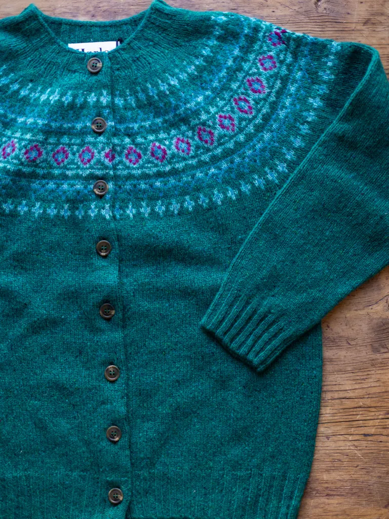 Harley of Scotland ~ Glenugie Nep Fairisle Cardi