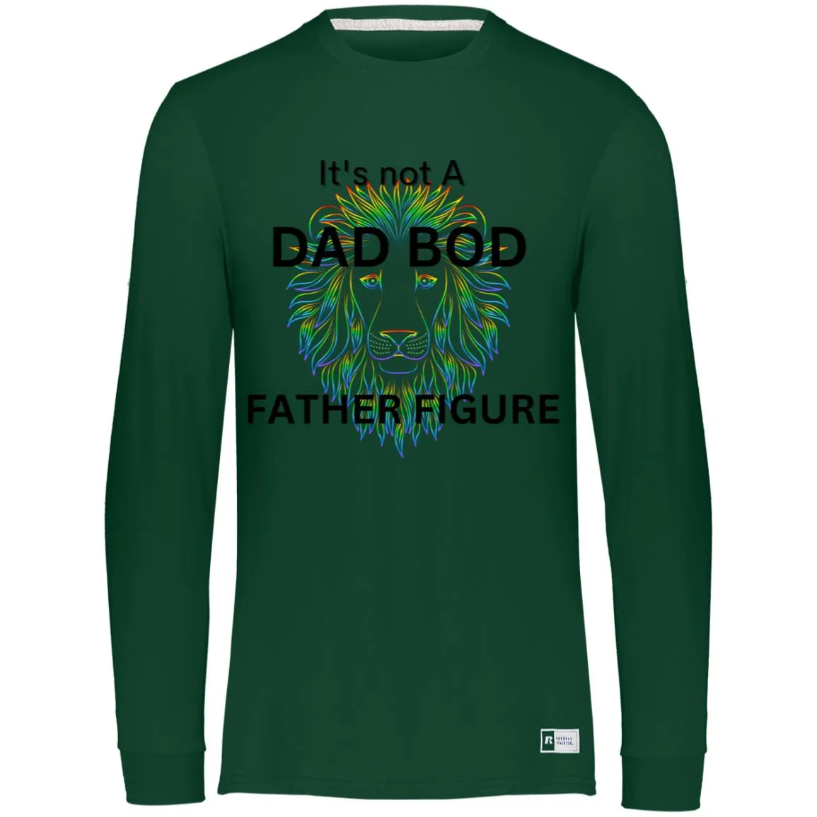 It's Not a Dad Bod -- It's a Father Figure -- Lion 2 -- Essential Dri-Power Long Sleeve Tee