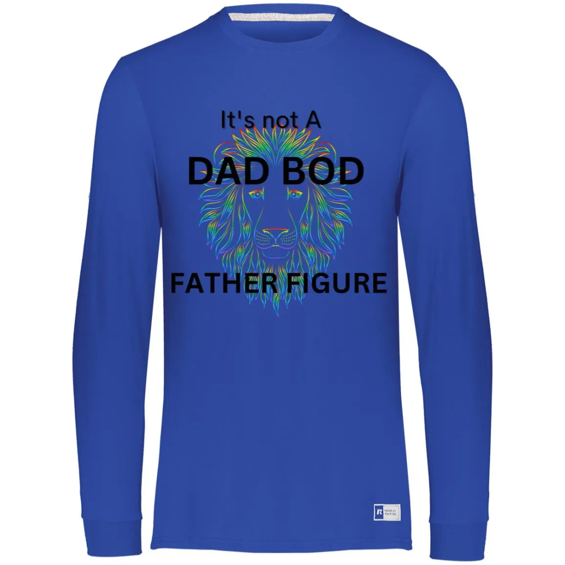 It's Not a Dad Bod -- It's a Father Figure -- Lion 2 -- Essential Dri-Power Long Sleeve Tee