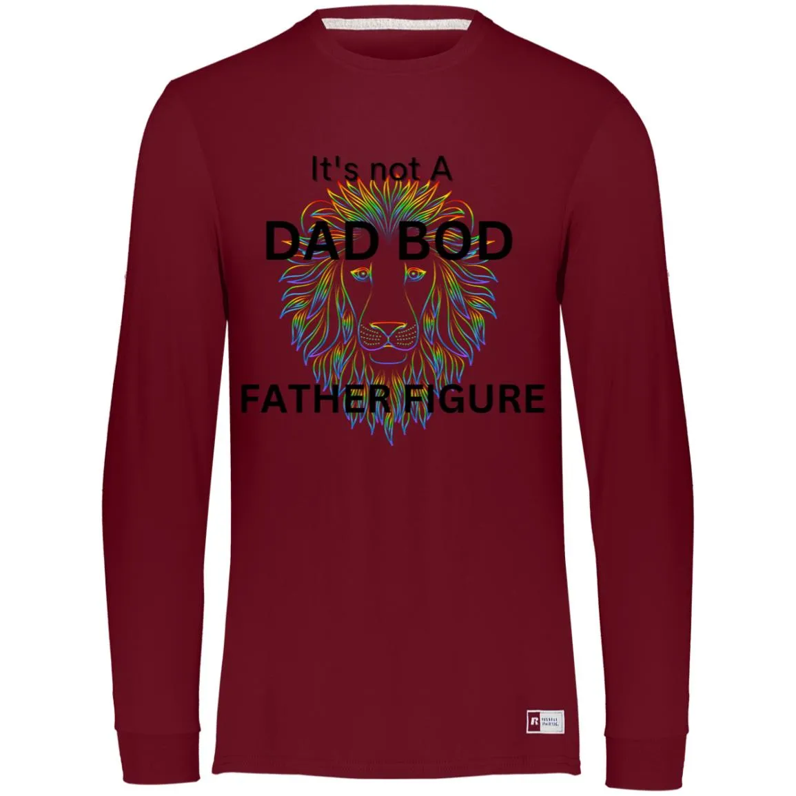 It's Not a Dad Bod -- It's a Father Figure -- Lion 2 -- Essential Dri-Power Long Sleeve Tee