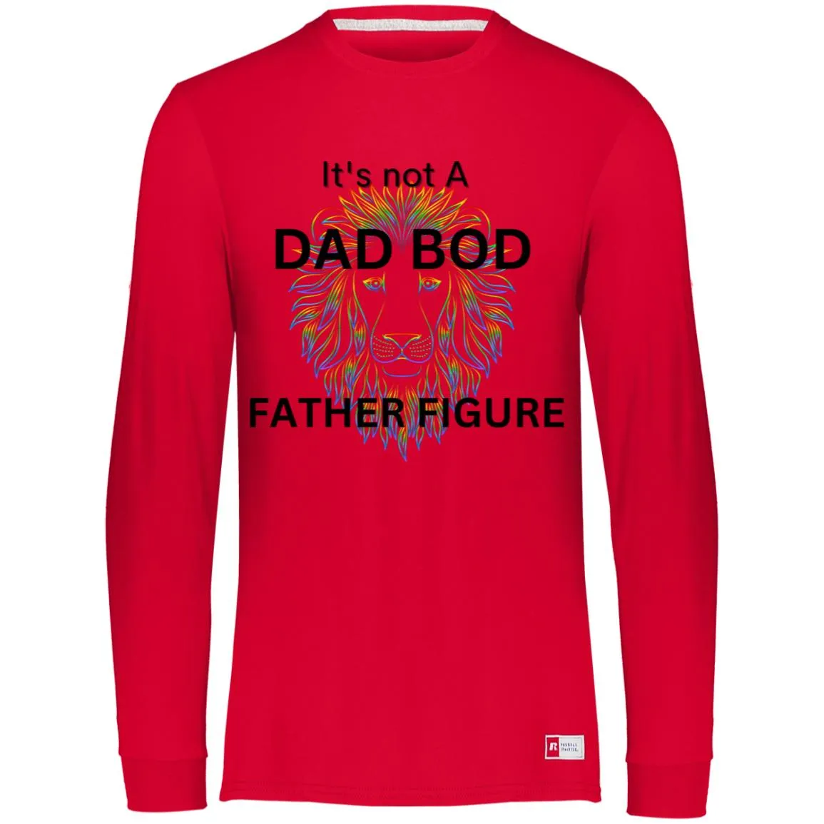 It's Not a Dad Bod -- It's a Father Figure -- Lion 2 -- Essential Dri-Power Long Sleeve Tee