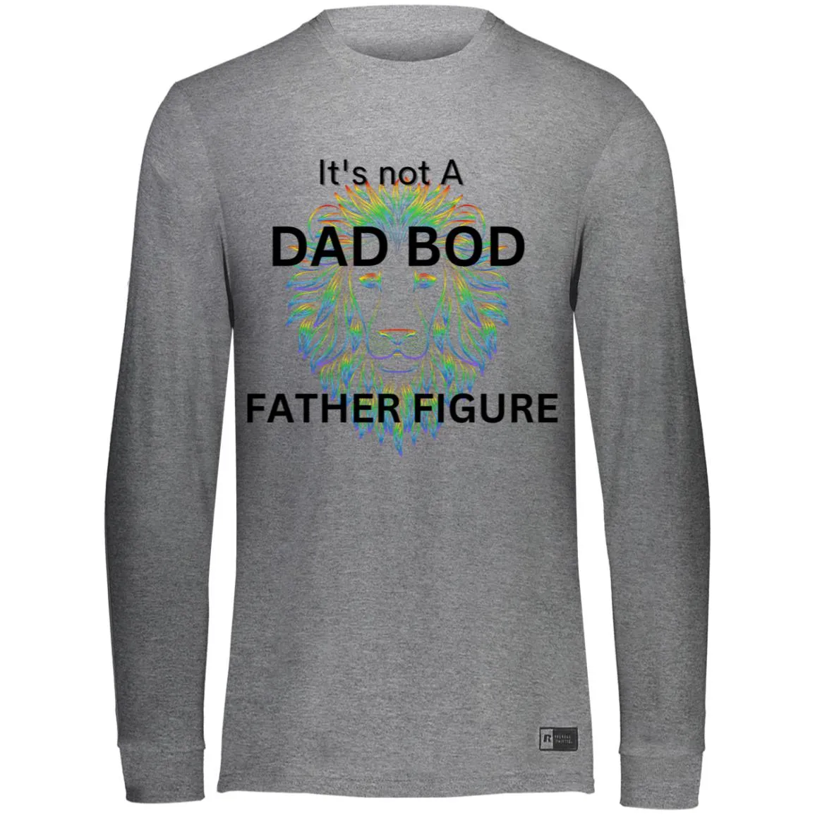 It's Not a Dad Bod -- It's a Father Figure -- Lion 2 -- Essential Dri-Power Long Sleeve Tee