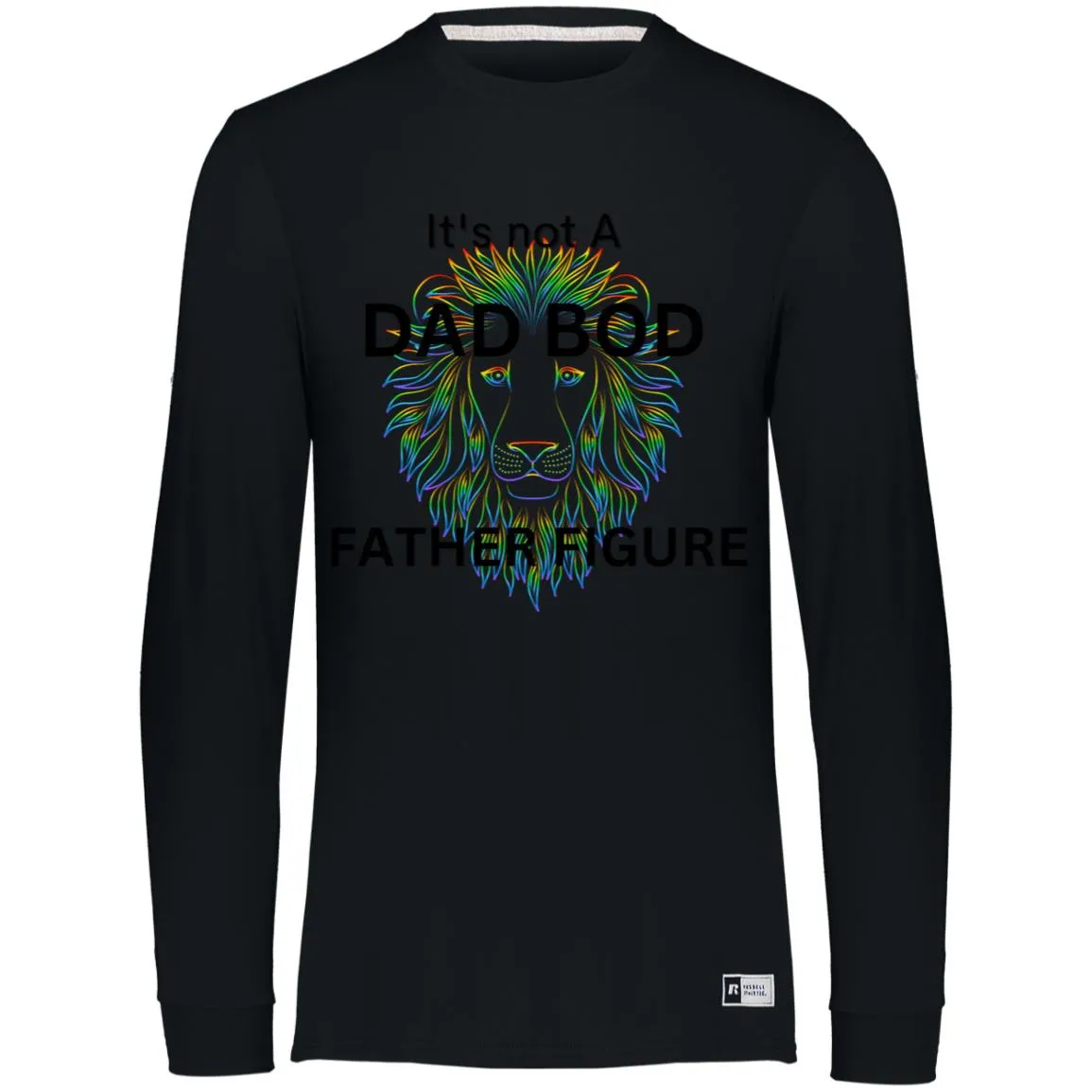 It's Not a Dad Bod -- It's a Father Figure -- Lion 2 -- Essential Dri-Power Long Sleeve Tee