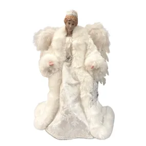 Ivory Angel with Velvet Gown