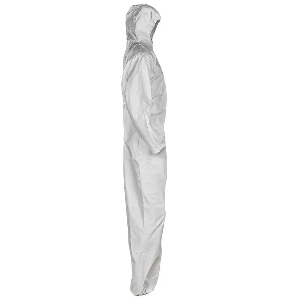 Kimberly Clark Kleenguard A35 Liquid & Particle Protection Apparel Coveralls - Zipper Front, Elastic Wrists & Ankles & Hood - XL - 25 Each Case