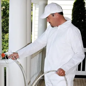 Large SuperTuff Coveralls Elastic Back & Wrists, Polypropylene