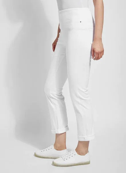 Lysse Boyfriend Stretch Jean White