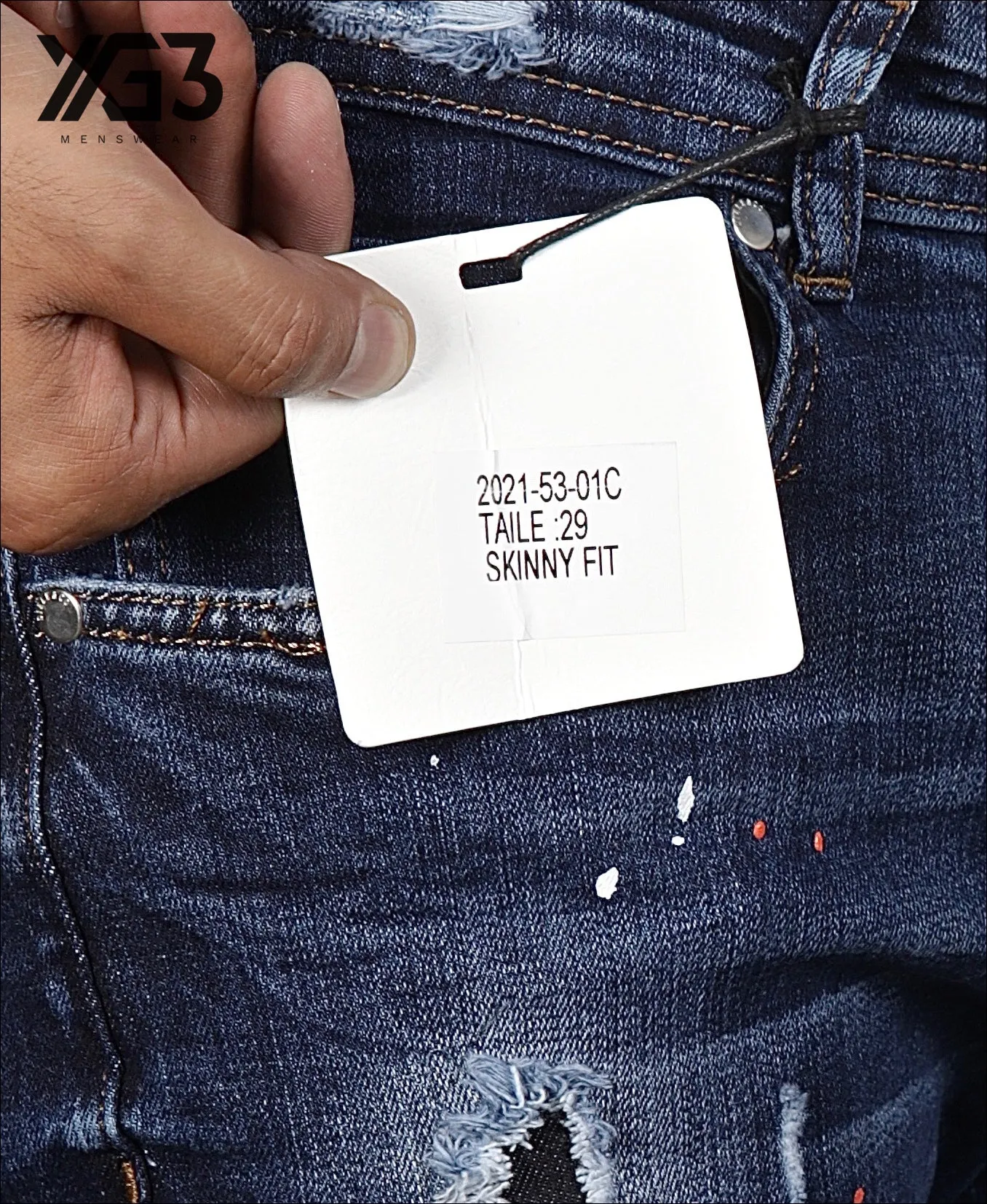 MENS JEANS SLIM FIT STRETCH 5301C