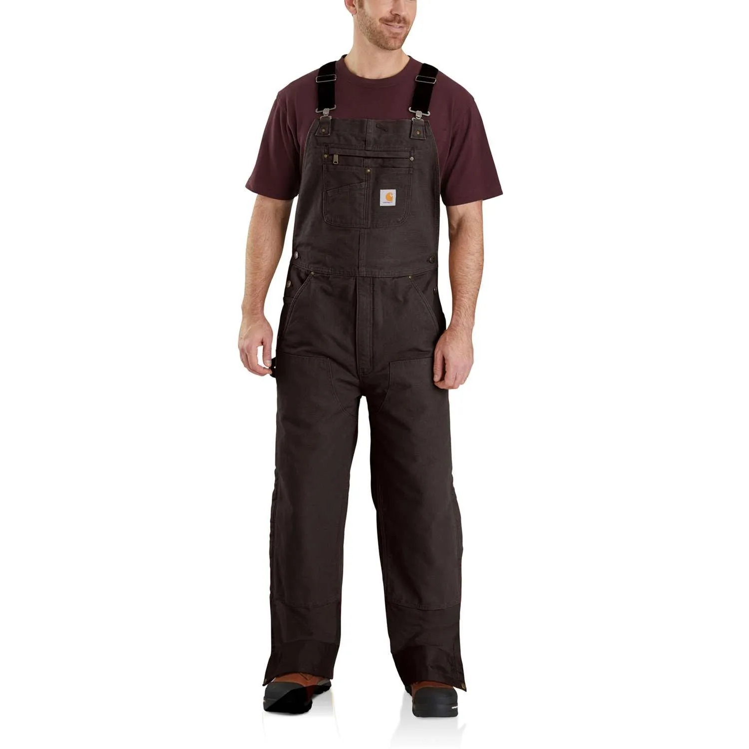 Men's Quilted Bib Overalls 104031