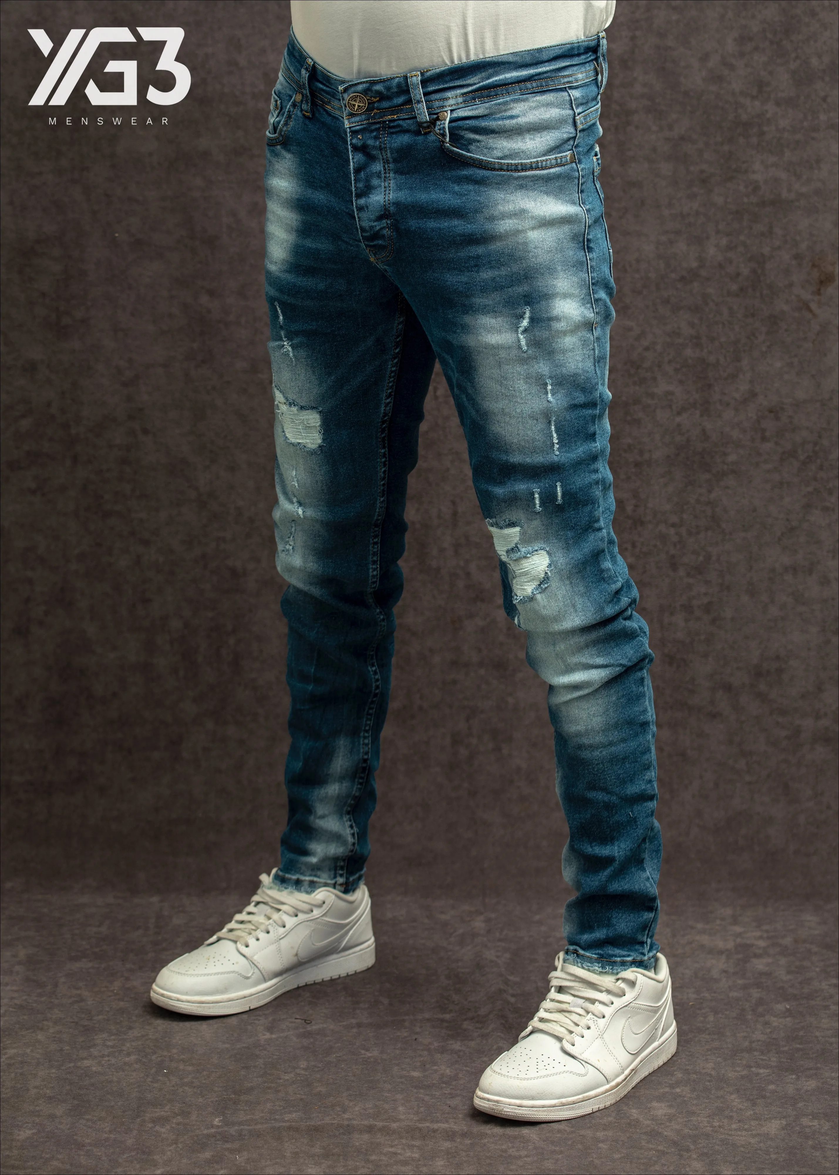 Mens slim fit stretch jeans (580)