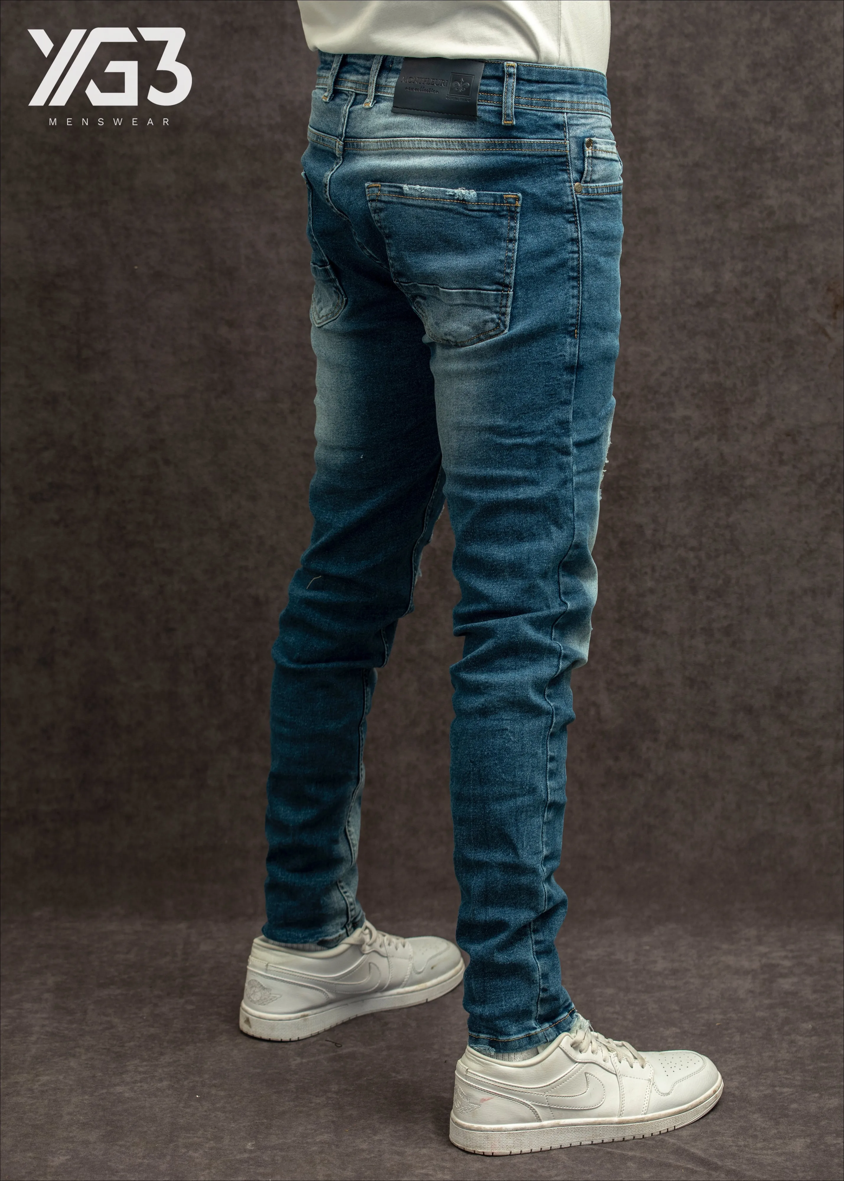 Mens slim fit stretch jeans (580)