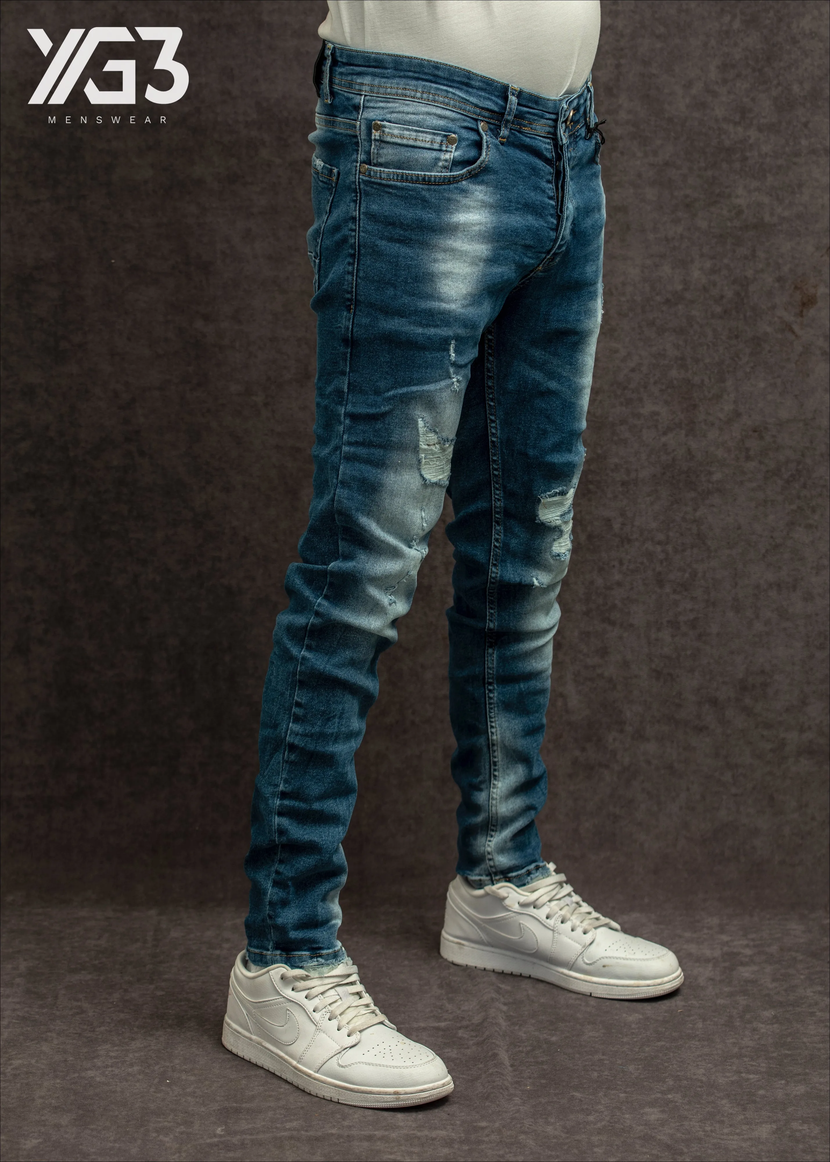 Mens slim fit stretch jeans (580)
